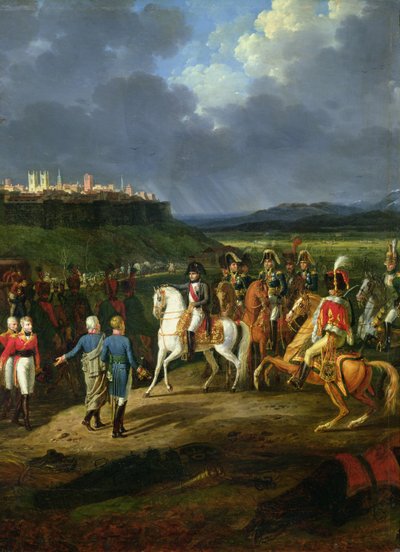Les prisonniers anglais à Astorga présentés à Napoléon Bonaparte (1769-1821) en 1809, 1810 (détail) - Hippolyte Lecomte